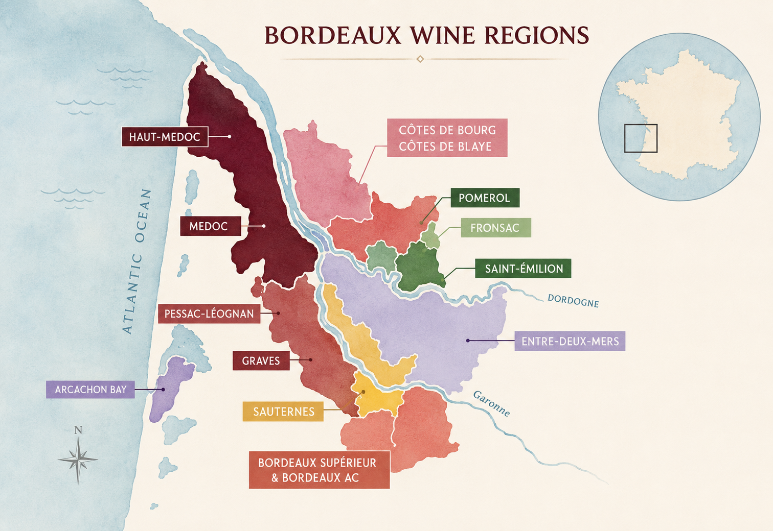 Bordeaux Wine Regions: Complete Guide to Every Appellation