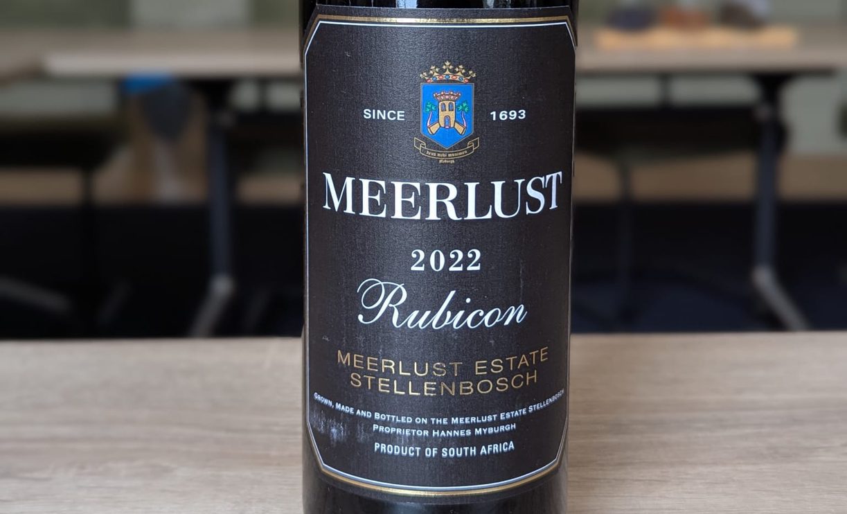 Meerlust Rubicon 2022 - a top release 