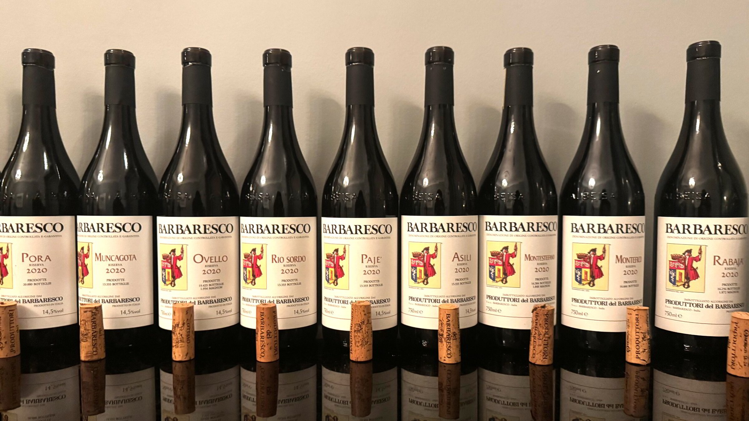 Single Vineyard 2020 Barbaresco Crus from Produttori
